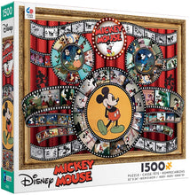 Load image into Gallery viewer, Ceaco Disney Mickey Mouse Movie Reel Jigsaw Puzzle, 1500 Pieces