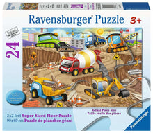 Load image into Gallery viewer, Ravensburger Construction Fun 24-Piece Children&#39;s Super Sized Floor Puzzle