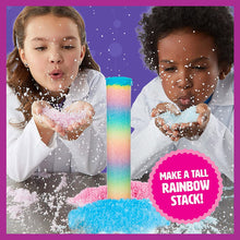 Load image into Gallery viewer, Science to the Max Rainbow Snow- Super Snow Powder- Create 2 Gallon of Colorful and Reusable Snow- 7 Science Experiments Included - Stem Activity Kit for Boys &amp; Girls 8+- Snow for Winter Display