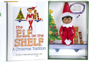 The Elf on the Shelf: A Christmas Tradition (Brown-eyed Girl Scout Elf)