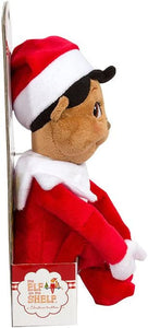 The Elf on the Shelf: A Christmas Tradition - Brown Eyed Boy and Brown Eyed Girl 17" Plushee Pals Set with Zippered Joy Bag