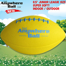 Load image into Gallery viewer, Thin Air Brands Anywhere Ball Brand Kids Foam Football - Super Soft for Junior Football - Yellow