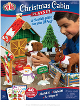 Load image into Gallery viewer, The Elf on the Shelf Elf Pets Christmas Cabin Playset