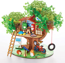 Load image into Gallery viewer, Creativity for Kids Build and Grow Tree House Craft Kit - Treehouse Playset Toy for Boys and Girls, Classic Toys for Kids