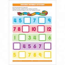 Load image into Gallery viewer, Math Stickers Workbook P-K Ages 4-6