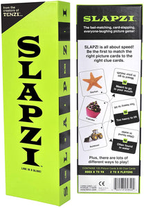 TENZI SLAPZI - The Quick Thinking and Fast Matching Card Game for All Ages - 2-8 Players