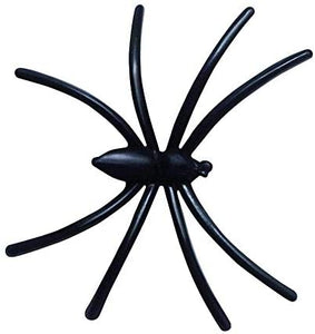Smiffys Spider Web Halloween Decoration with Plastic Spider, Small