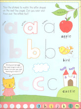 Load image into Gallery viewer, Usborne Get Ready for School Alphabet Sticker Book Paperback