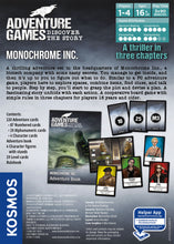 Load image into Gallery viewer, Thames &amp; Kosmos Adventure Games: Monochrome, Inc. - Collaborative Storytelling Game for 1-4 Players