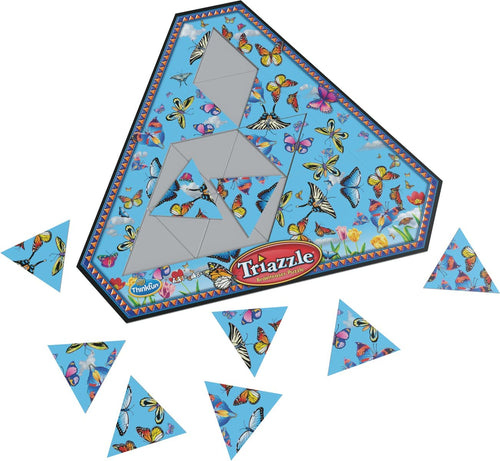 Thinkfun Triazzle Picture-Matching Brainteaser Puzzle: Butterflies