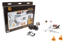 Load image into Gallery viewer, Daron UPS Airport Playset with Plane, UPS Truck and Airport Accessories