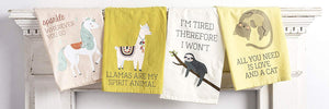 Primitives by Kathy Dish Towel - Llamas Are My Spirit Animal
