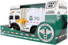 Load image into Gallery viewer, Daron NYC Sanitation Truck with Lights &amp; Sound