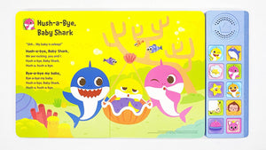 Baby Shark Bedtime Songs 10 Button Sound Book