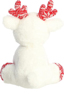 Aurora Plush - Merry Reindeer - 11" White