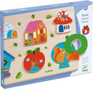 Coucou House Wooden Puzzle