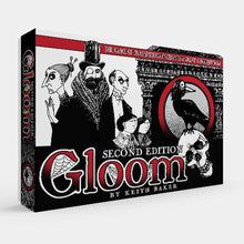 Load image into Gallery viewer, Atlas Games Set Gloom 2nd Ed, Unhappy Homes, Unwelcome Guests, Unfortunate Expeditions, Unquiet Dead