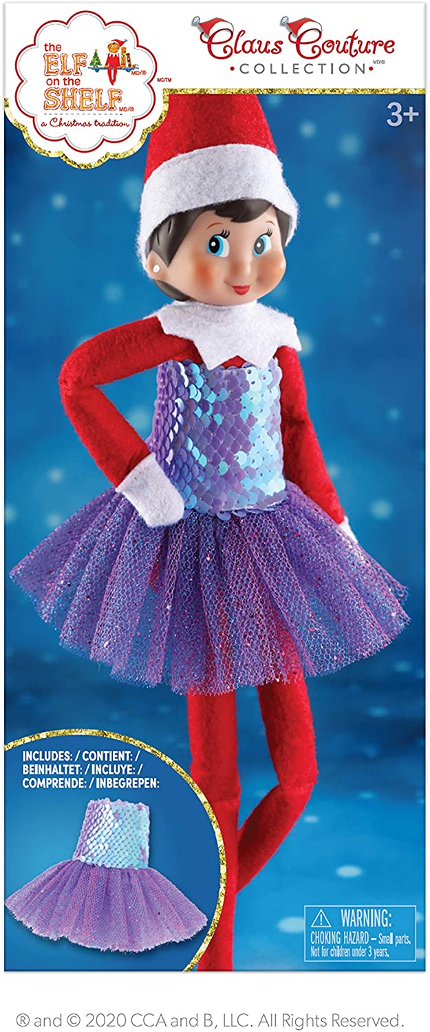 The Elf on the Shelf Claus Couture Sugar Plum Party Dress – Myriads Gifts