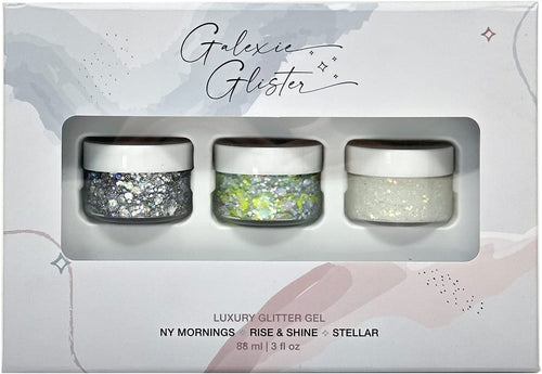 Galexie Glister Luxury Glitter Gel Box Set: NY Morning, Rise & Shine, and Stellar