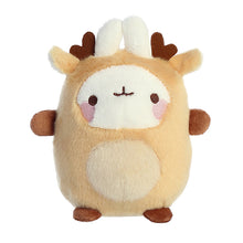 Load image into Gallery viewer, Aurora Plush Set of 4: 10&quot; Molang, 6&quot; Winter Jacket, 6&quot; Reindeer Costume and 4.5&quot; Piu Piu Molang with Drawstring Bag