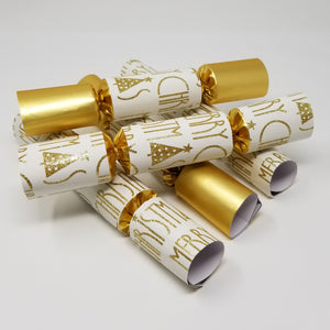 Robin Reed English Holiday Christmas Party Crackers, Pack of 12 x 10" - Deco Merry Christmas