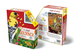 Madd Capp I AM GOLDFINCH Animal-Shaped Jigsaw Puzzle, 300 Pieces