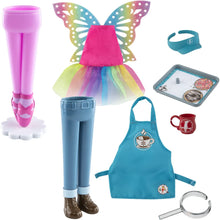 Load image into Gallery viewer, The Elf on the Shelf Magi-Freez Bundle: Rainbow Snow Pixie and Cocoa to Go Outfits