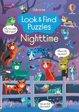 Load image into Gallery viewer, Usborne Look &amp; Find Puzzles: Nighttime Paperback Book