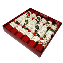 Load image into Gallery viewer, Robin Reed English Holiday Christmas Crackers, Pack of 6 x 12&quot; - Bows and Berries