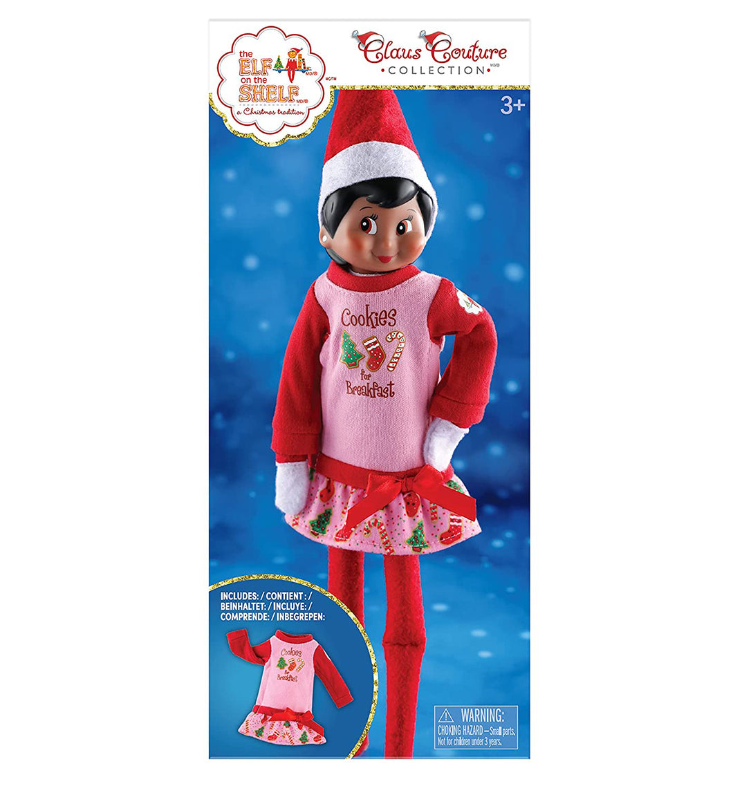 The Elf on the Shelf Claus Couture Yummy Cookie Nightgown (Elf Not Included)