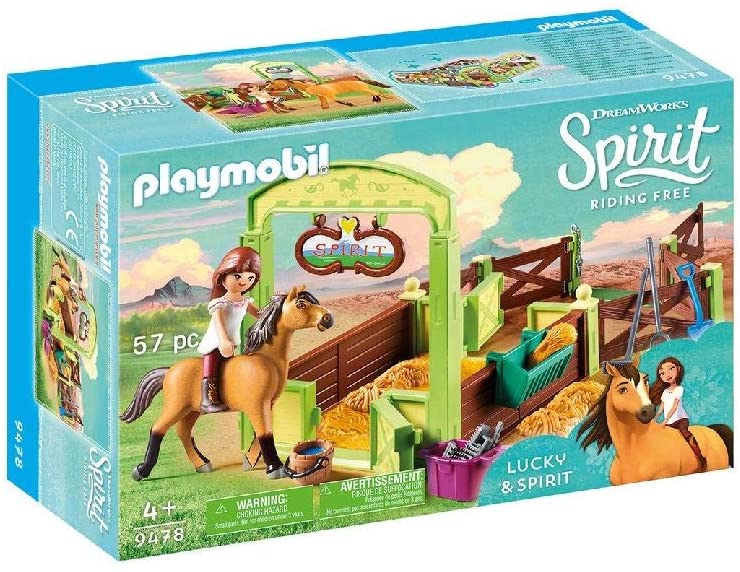 PLAYMOBIL Spirit Riding Free Lucky & Spirit with Horse Stall Playset