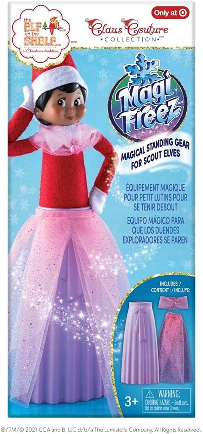 white christmas dresses The Elf on The Shelf Claus Couture 2024 Set of 6: Snowflake PJs, Gifts –  Myriads Gifts main image 0