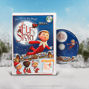 Elf on the Shelf: A Christmas Tradition Light Tone Boy and Girl 17" Plushee Pal & An Elf Story DVD