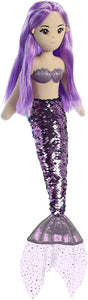 Aurora Sea Sparkles Mermaid - Jenna 18" Sequin Plushie