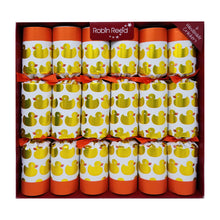 Load image into Gallery viewer, Robin Reed English Holiday Christmas Crackers, Pack of 6 x 13&quot; - Racing Quackers