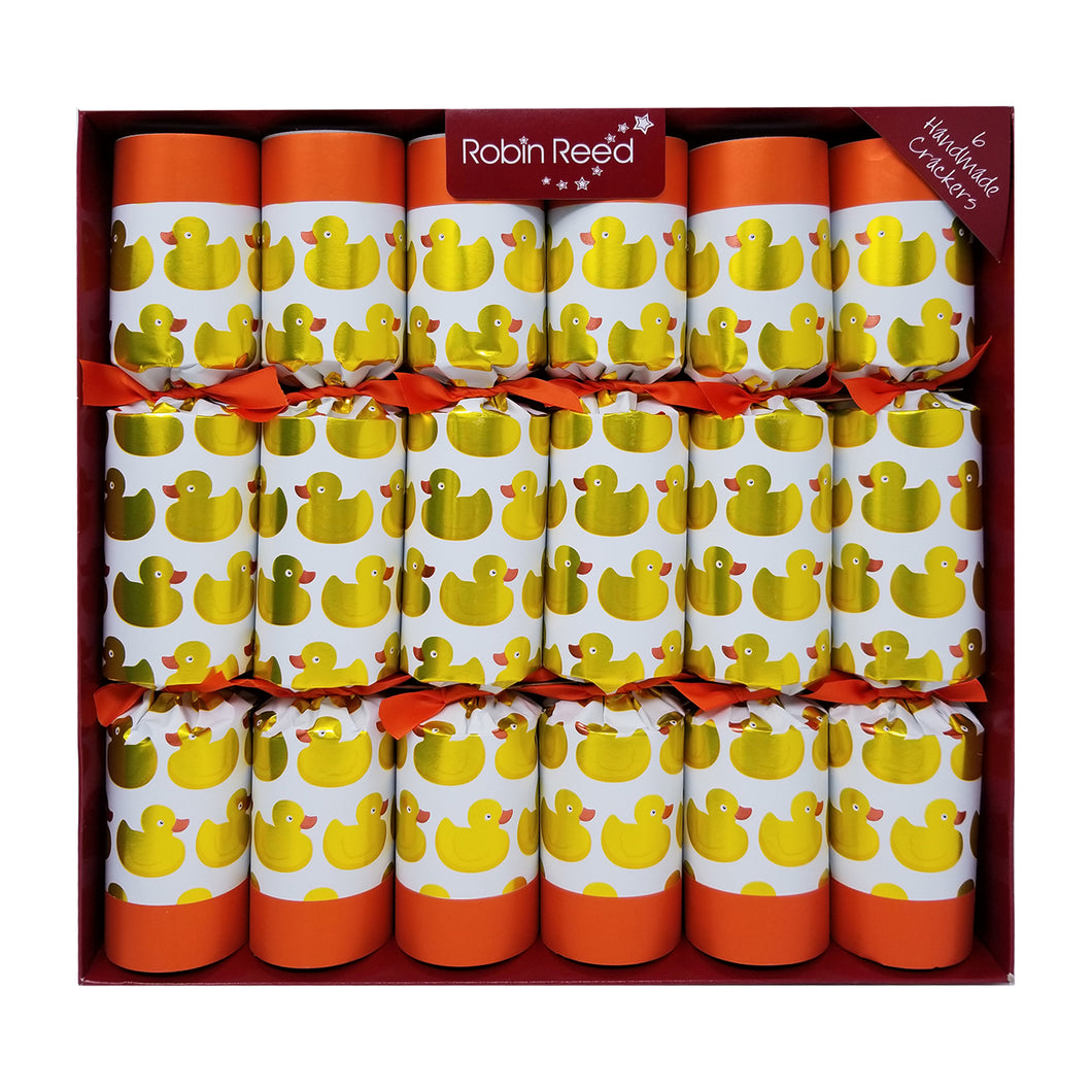 Robin Reed English Holiday Christmas Crackers, Pack of 6 x 13