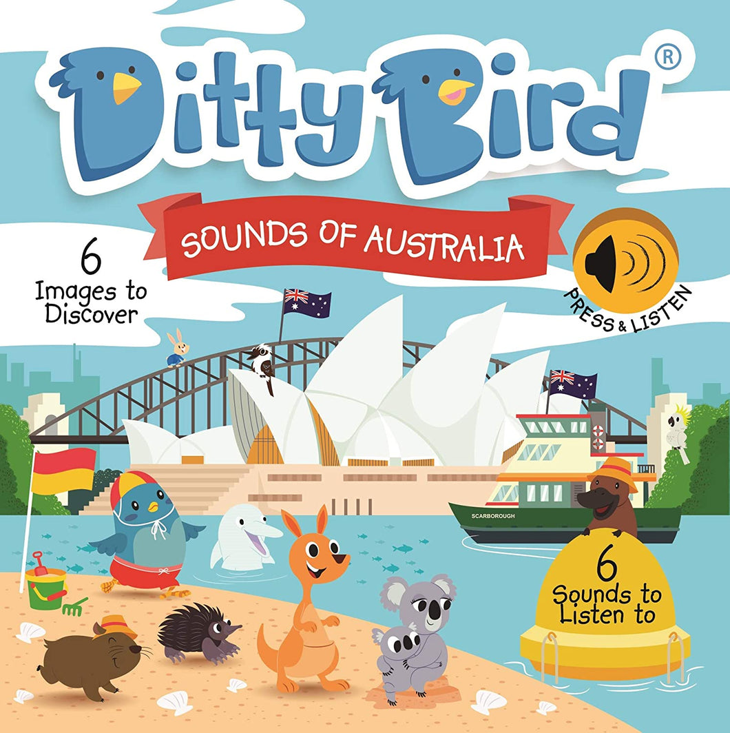 DITTY BIRD Baby Sound Book: Sounds of Australia Musical Book