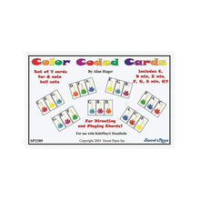 Load image into Gallery viewer, Rhythm Band 8 Note Metal Hand Bells - Set of 8 with 7 Chords/8 Note Handbell Cards