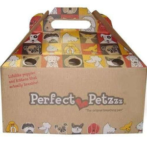 Perfect Petzzz Breathing Cavalier King Charles Pet Set: Dog Food, Treats, Chew Toy & Drawstring Bag