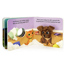 Load image into Gallery viewer, Puppy Love Chunky Board Book with Finger Puppet