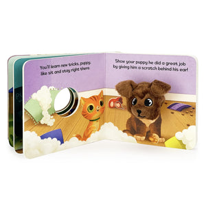 Puppy Love Chunky Board Book with Finger Puppet