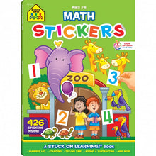 Load image into Gallery viewer, Math Stickers Workbook P-K Ages 4-6