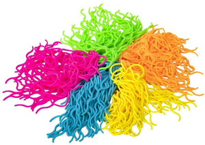 Schylling Ramen Noodlies Brightly Colored Stretchy Fidget Toy, Five Colors