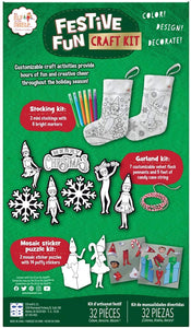 The Elf on the Shelf Game and Craft Collection: Find The Scout Elves Game, Dash Away All Card Game, Festive Fun Craft Kit and 4 Merry Minis