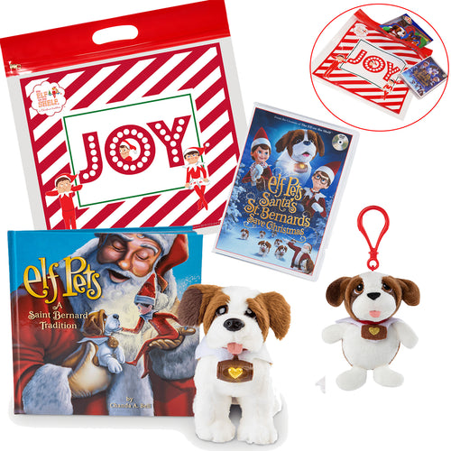 The Elf on the Shelf Elf Pets: A St Bernard Pet with Santa's St Bernards DVD, Mini-Pal and Joy Bag