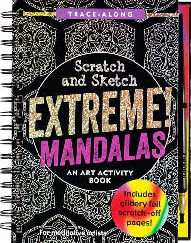 Scratch & Sketch Extreme Mandalas (Trace Along) (Scratch and Sketch Trace-Along) Spiral-bound