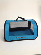 Load image into Gallery viewer, Perfect Petzzz Blue Tote for Plush Breathing Pets, Dog Food, Treats, Chew Toy &amp; Drawstring Bag