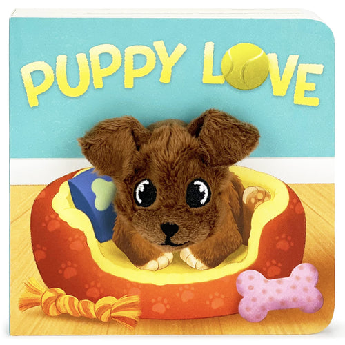 Puppy Love Chunky Board Book with Finger Puppet