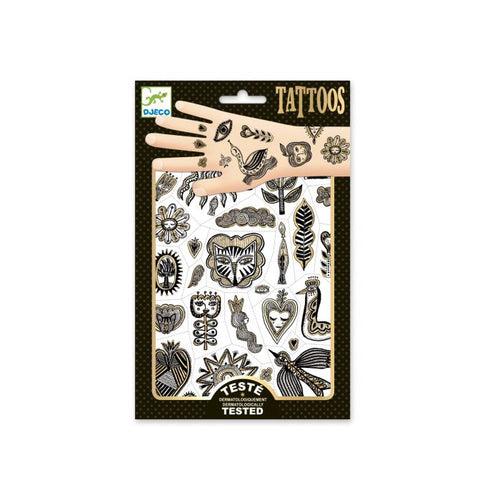 Djeco Golden Chic Temporary Tattoos