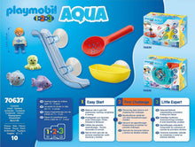 Load image into Gallery viewer, PLAYMOBIL 1.2.3 Aqua Water Slide with Sea Animals